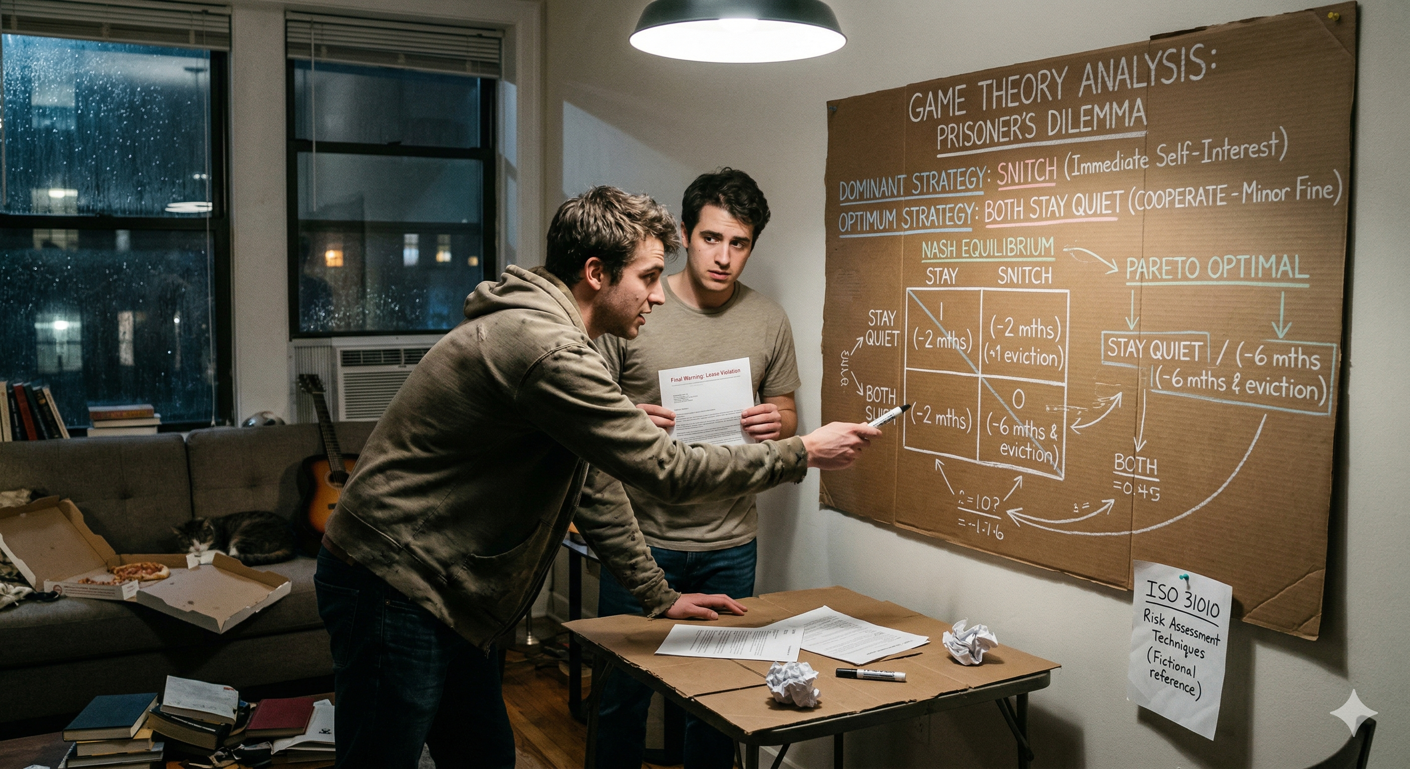 Game Theory: The Roommate's Dilemma header image