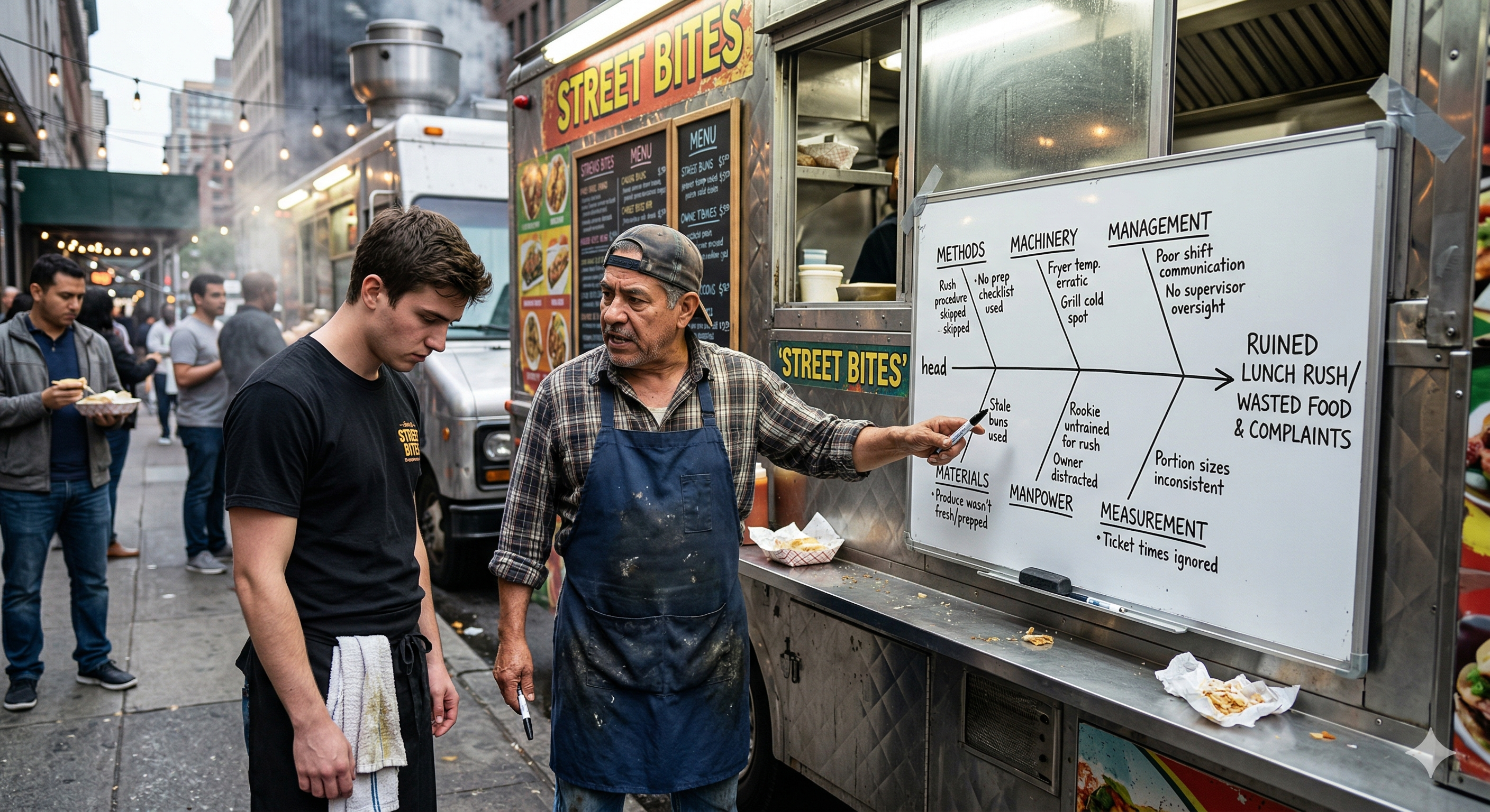 Ishikawa Analysis: The Food Truck Meltdown header image