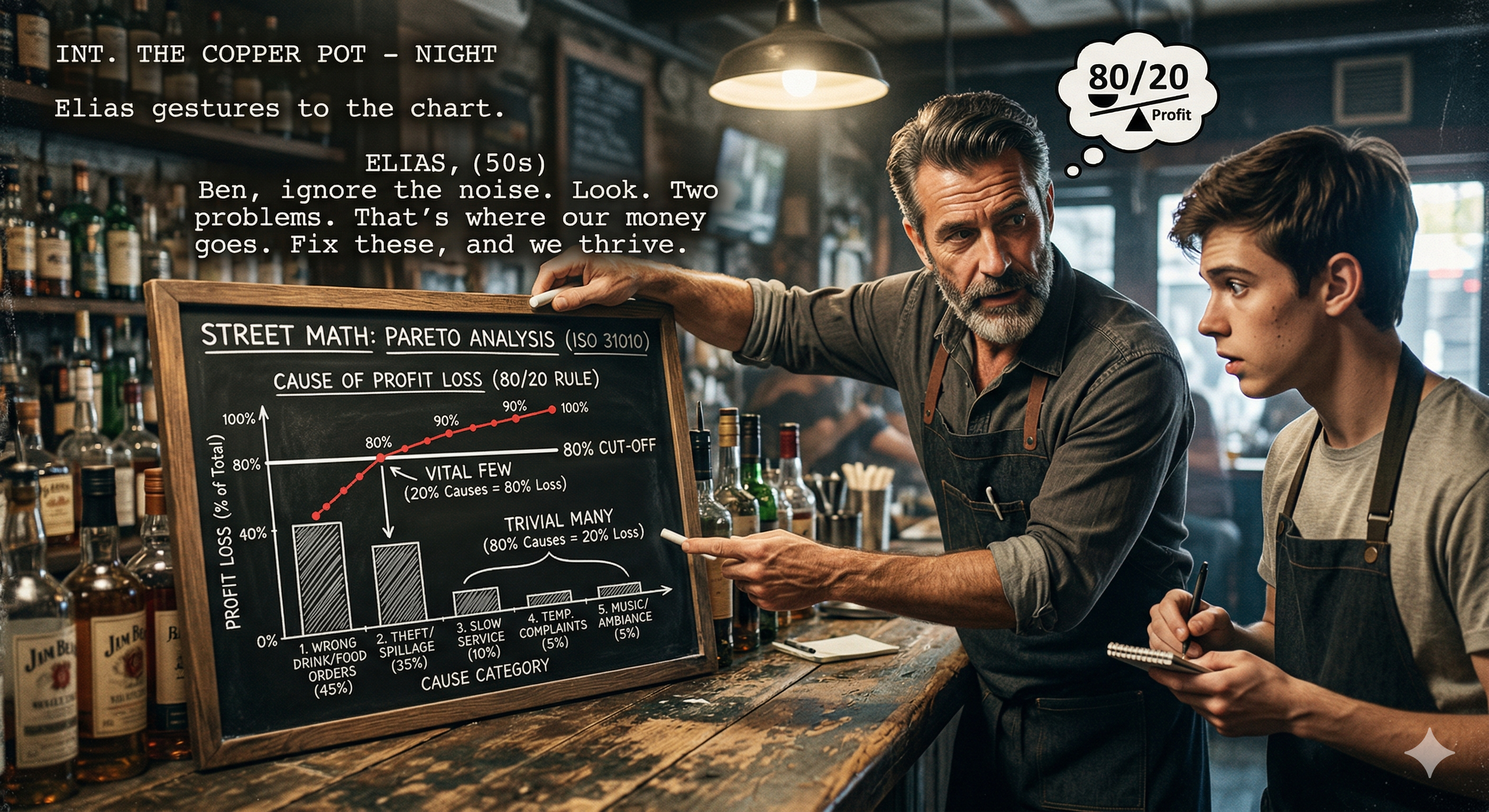 Pareto Charts: The Bartender's 80/20 header image